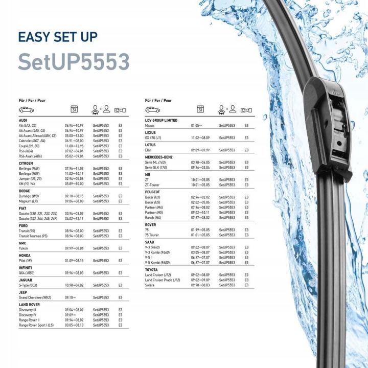 BALAIS ESSUIE-GLACES ENSEMBLE HELLA 9XW 358 164-271