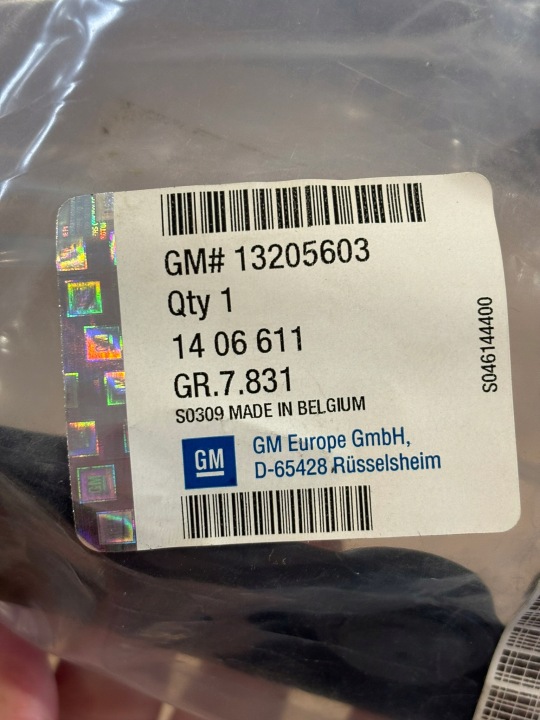 OPEL ASTRA H CABRIO GLISSIÈRE PARE-CHOCS GAUCHE ARRIÈRE J. NEUF 13205603