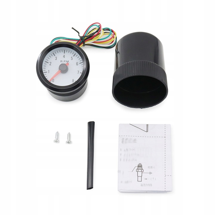 COMPTE-TOURS UNIVERSEL VERS VOITURES COMPTEUR ROTATION TACHOMETR 0-8000RPM