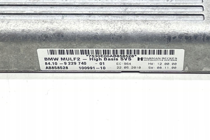 MODULE BLUETOTH BMW 7 (F01, F02) 9229740 4.4L GASOLINE 298KW 2010