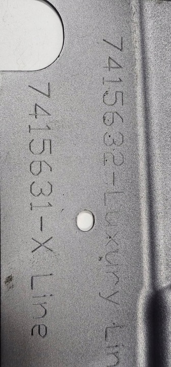 BMW X3 G01 LUXURY LINE SPOILER DOUBLURE INFÉRIEURE PARE-CHOCS AVANT 7415632