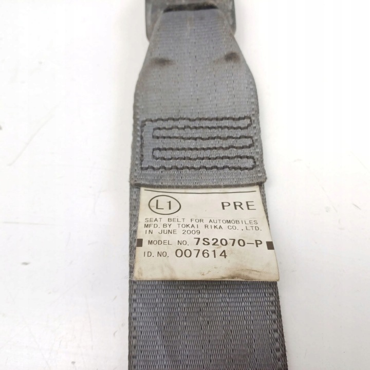 2009 TOYOTA PRIUS (XW30) AVANT CEINTURE DE SÉCURITÉ 7S2070P