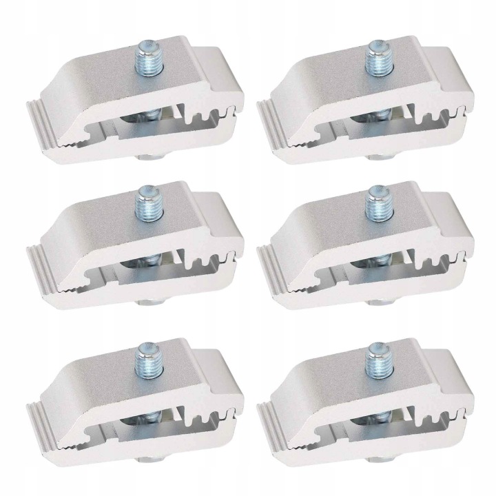 6 PCS ZACISKOW VERS COUVERCLES BOÎTES LADUNKOWEJ 1112514 ALUMINIUM ÉTRIERS MONTAZOWE VERS COUVERCLES BOÎTES LADUNKOWEJ LOW PRO