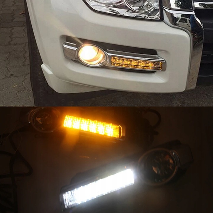 LUZ PARA CONDUCTOR DE DÍA DIOPARA LUMINOSO LED DRL PARA MITSUBISHI PAJERO MONTERO V93 