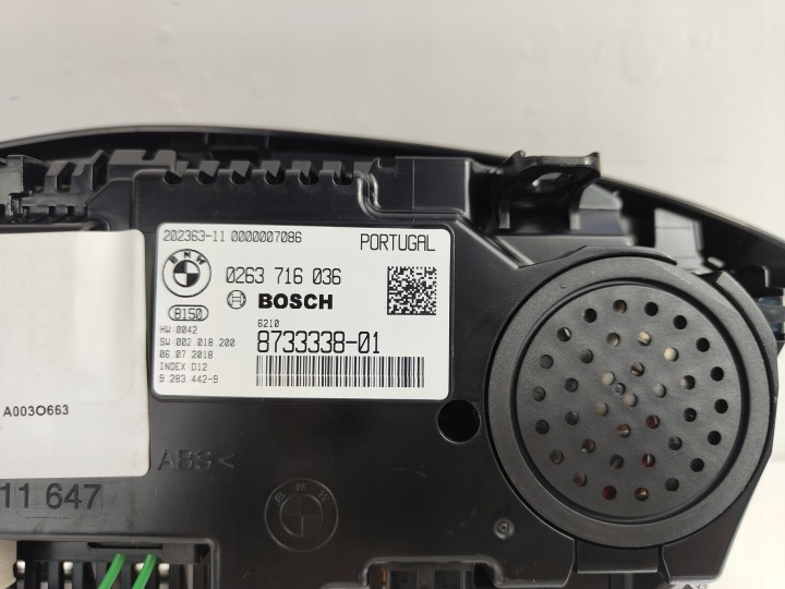BMW I8 L12 L15 COMPTEUR TABLEAU DE BORD MONITEUR MONITEUR 8800369 0263716036