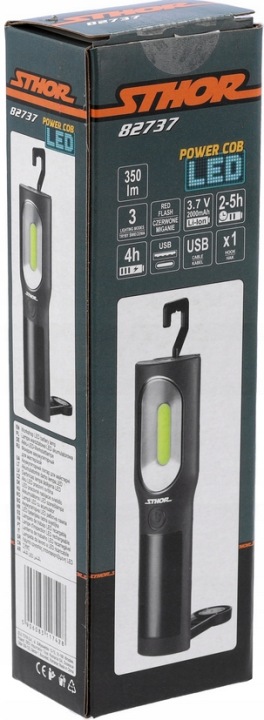 PHARE LAMPE DE POCHE AKUMULATOROWA ATELIER LED 3W 350LM 3.7V 2000MAH