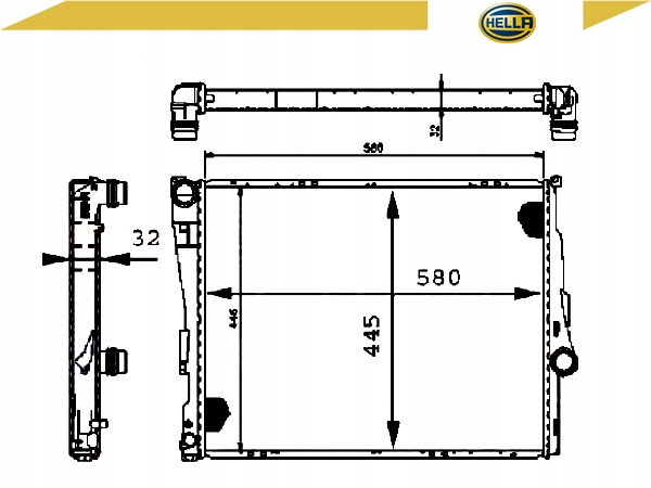 RADUADOR DEL MOTOR - SISTEMA DE REFRIGERACIÓN DEL MOTOR HELLA 