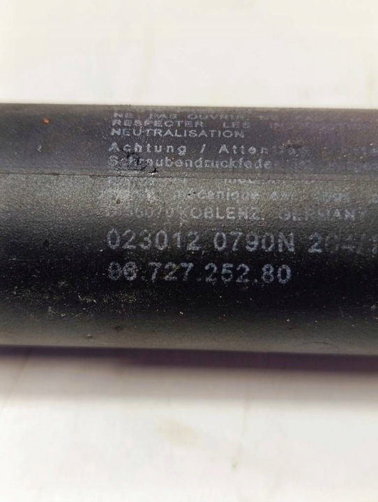 PEUGEOT 308 CC 09-13 ACTIONNEURS COUVERCLES DE COFFRE COUVERCLES DE COFFRE ENSEMBLE 9672725280