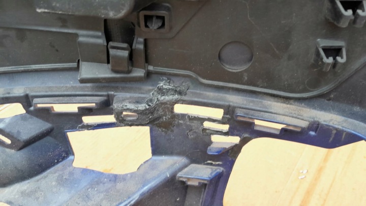 PARE-CHOCS AVANT CITROEN C4 PICASSO II 2 LIFT 2016-20 99890651 BLEU PDC