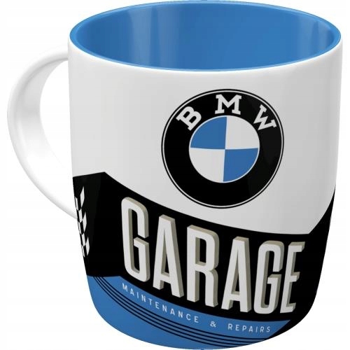 TAZA CERAMICZNY BMW - GARAGE + COLGANTE !!! JUEGO 