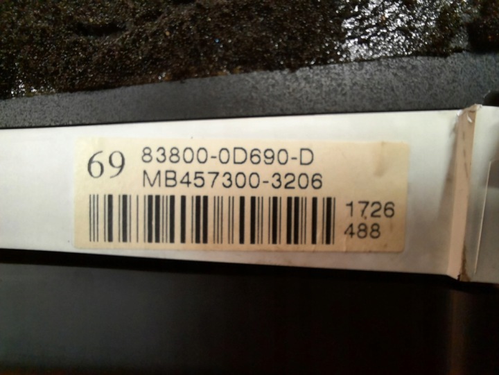 TOYOTA OE 83800-0D690-D
