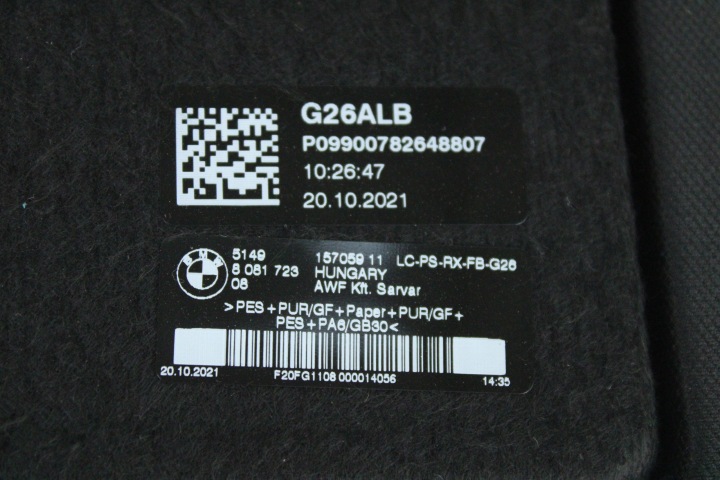 ORIGINALE ÉTAGÈRE COUVERCLES DE COFFRE ARRIÈRE BMW G26 8081723