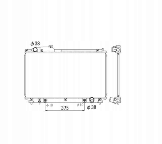 RADIATEUR MOTEUR NRF 53584 1640050230