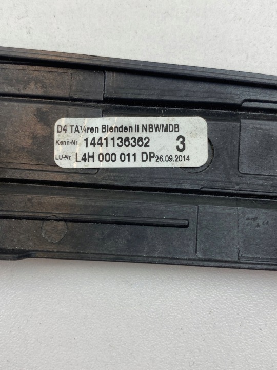 2015 AUDI A8 S8 D4 4H CHÂSSIS BOÎTE À GANTS TABLEAU DE BORD INSTRUMENTATION L4H000011