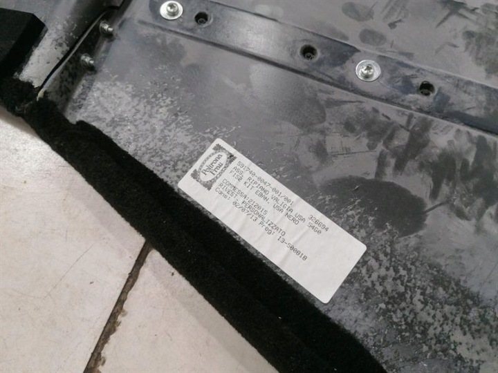FERRARI F12 BERLINETTA LUGGAGE COMPARTMENT COVER 852552 BOOT LINER
