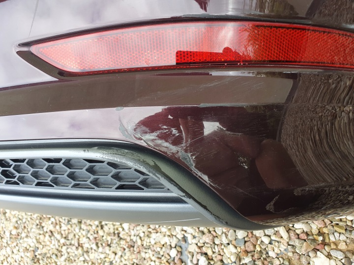 PARE-CHOCS ARRIÈRE ARRIÈRE AUDI A3 8V5 BERLINE S-LINE ANNÉE 12-16