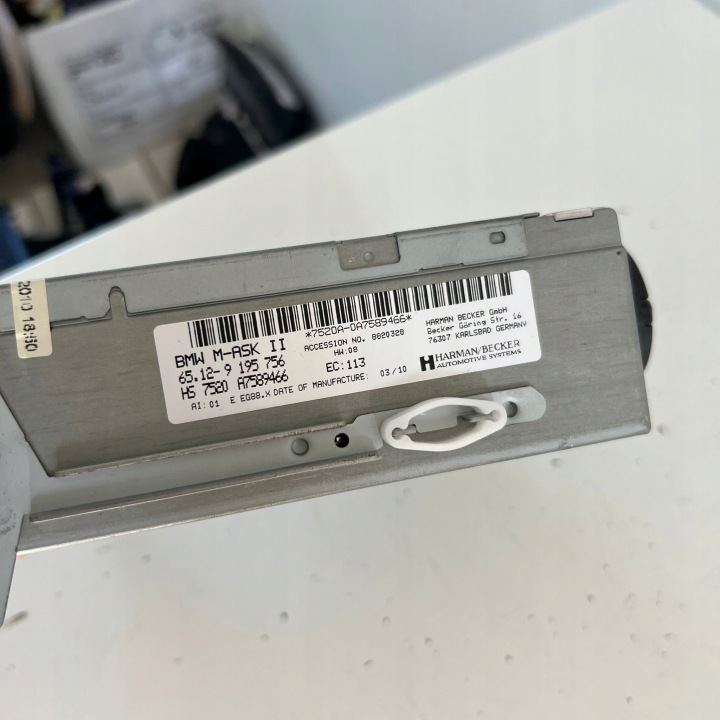 RADIODTWARZACZ GROUPE MOTOPROPULSEUR LECTEUR DE CARTE CD NAVIGATION BMW SÉRIE 5 E60 E61 65129195756