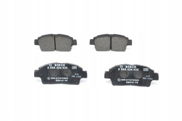 PLAQUETTES FREIN TOYOTA AVANT YARIS BOSCH KIT NIEZBEDNIK CONDUCTEUR #1