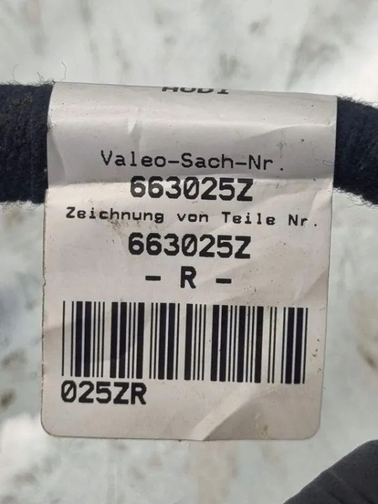 FAISCEAU DE CÂBLES CÂBLES AUDI A4 (8D2, B5) 663025Z 2.0L DIESEL 2007