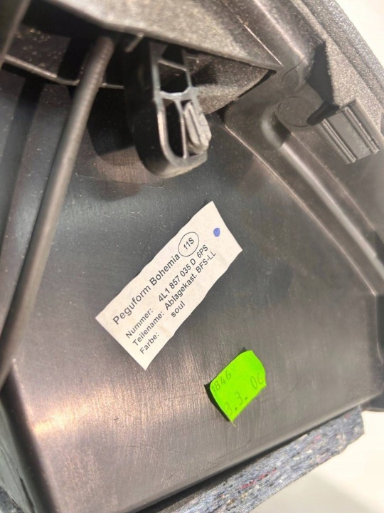AUDI Q7 4L 2006 4L1 857 035 D BOÎTE À GANTS TABLEAU DE BORD INSTRUMENTATION VENTILÉ