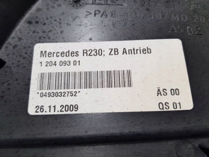 MERCEDES SL R230 W230 AILE CLAPET TOITS GAUCHE A2308200442