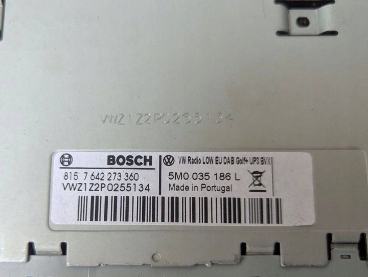 RADIO AUTOMOBILE VOLKSWAGEN SHARAN 2 2014 5M0035186L