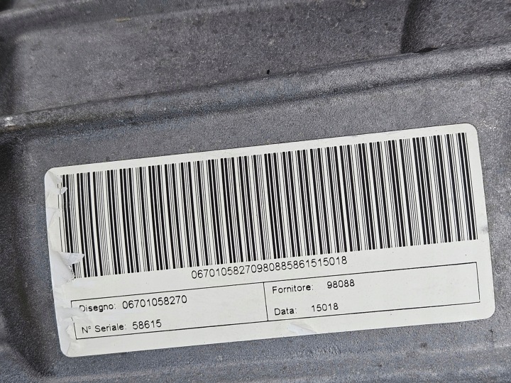 DIFFÉRENTIEL RÉDUCTEUR DE VITESSE BOÎTE DE VITESSES MASERATI LEVANTE M161 3.0D 06701541350