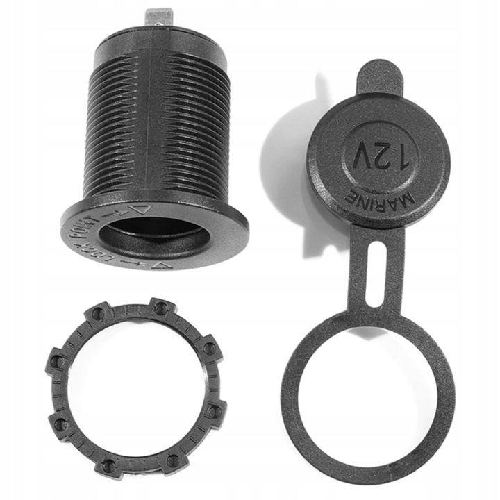 PRISE ALLUME-CIGARES ÉTANCHE 12/24V 20A
