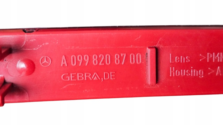MERCEDES GLC W253 RÉFLECTEUR PARE-CHOCS DROIT ARRIÈRE A0998208800