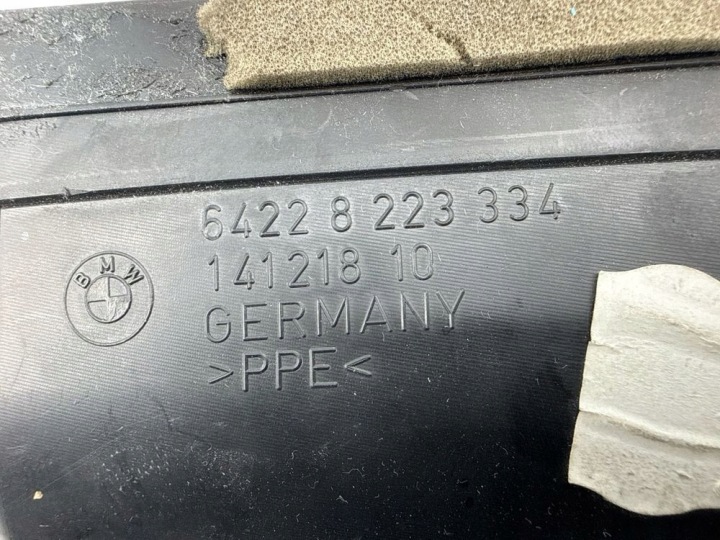 2003 BMW 7 E65 E66 GRILLE CONDUIT D'AIR LATÉRALE TABLEAU DE BORD 64228223334
