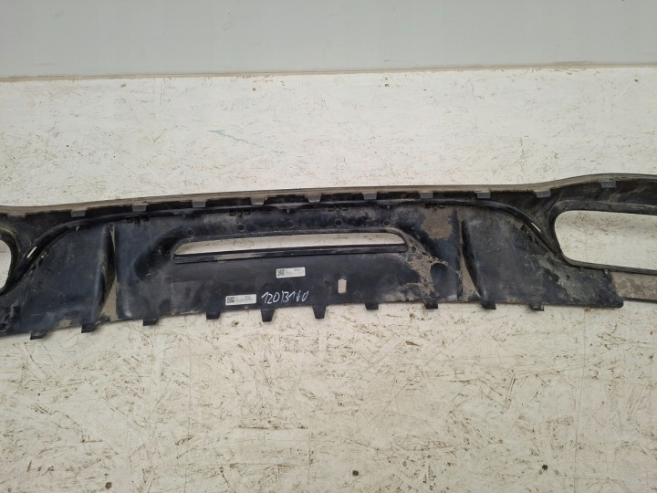 DIFFUSEUR DOUBLURE PARE-CHOCS ARRIÈRE MERCEDES SL 231 W231 CARBONE A2318855500 EN BON ÉTAT