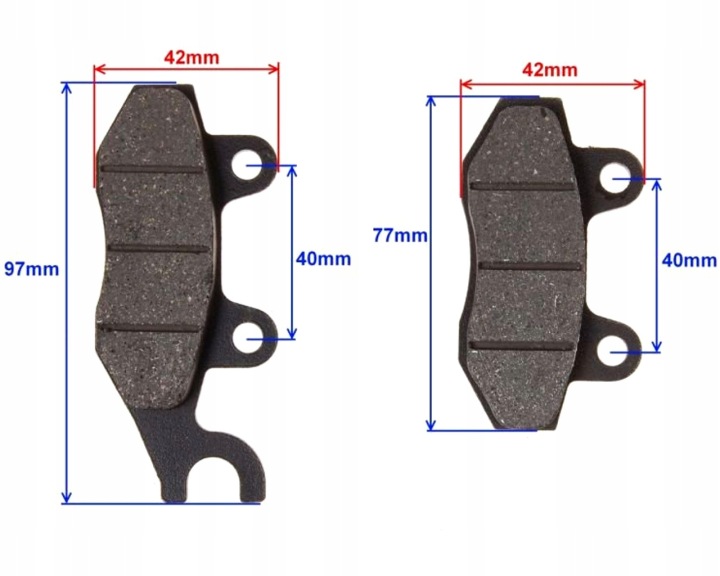 PLAQUETTES FREIN AJS ATU DAELIM HONDA KAWASAKI KSR
