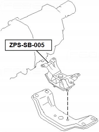 NTY 41022-FA030 LOZYSKOWANIE MOTEUR