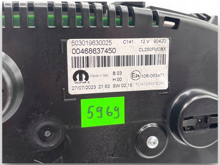 FIAT DUCATO COMPTEUR COMPTEUR DE VITESSE 00468637450 $J