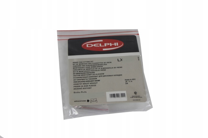 DELPHI KIT ACCESSOIRES PLAQUETTES FREIN LX0343