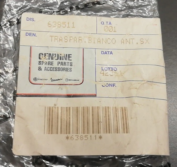 PIAGGIO TPH 50 TYPHOON PLAFONNIER CLIGNOTANT AVANT GAUCHE
