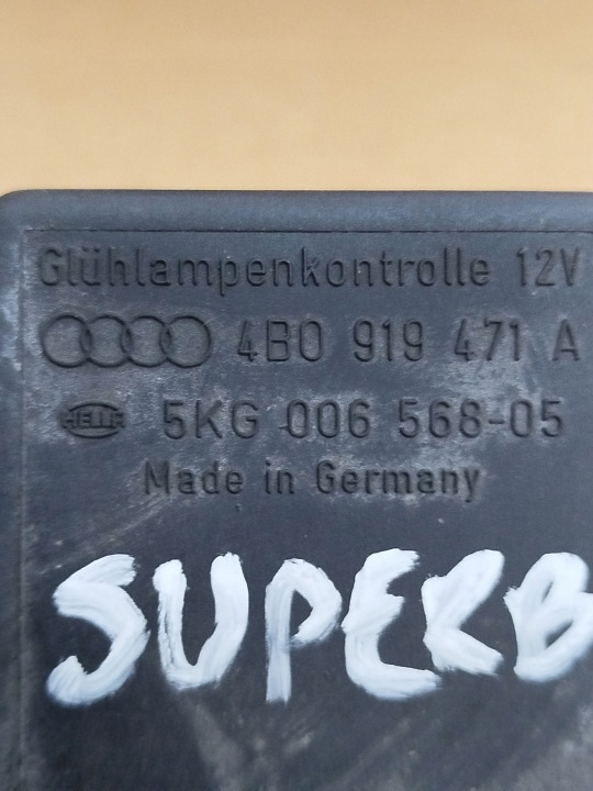 BOÎTE FUSIBLES MODULE RELAIS VW AUDI SKODA SEAT 4B0919471A