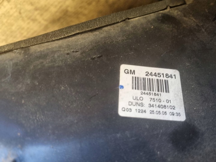 PHARE ARRIÈRE GAUCHE OPEL ZAFIRA B EUROPE EUROPE 24451841