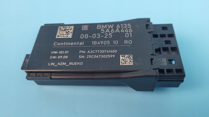 BMW 2' F74 223 XDRIVE 25R CONTRÔLEUR MODULE SIÈGES DROIT AVANT 5A6A446
