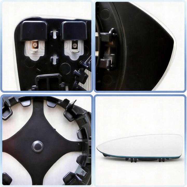 GLACE DE RÉTROVISEUR VERRE GAUCHE RÉCHAUFFEUR VERS VW GOLFA MK7.5 2013-2020