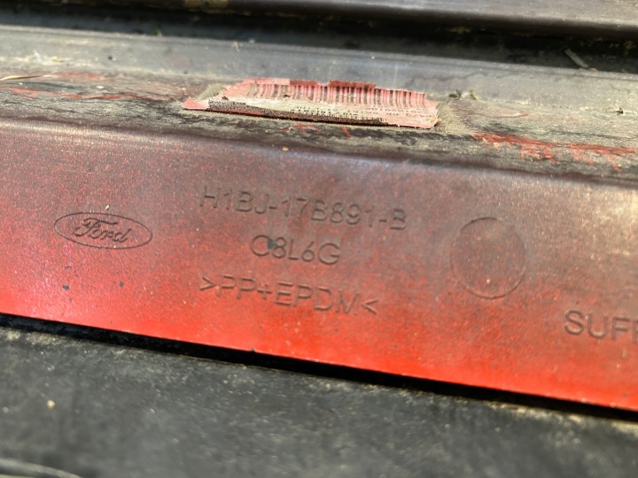 FORD FIESTA MK8 ST-LINE PARE-CHOCS ARRIÈRE ARRIÈRE H1BJ-17B891-B