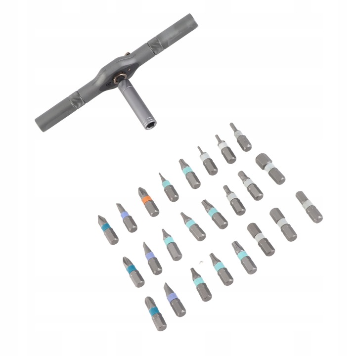 KIT SRUBOKRETA ZAPADKOWEGO 24-W-1 MULTIFONCTIONNEL NARZEDZIE RÉPARATION P5