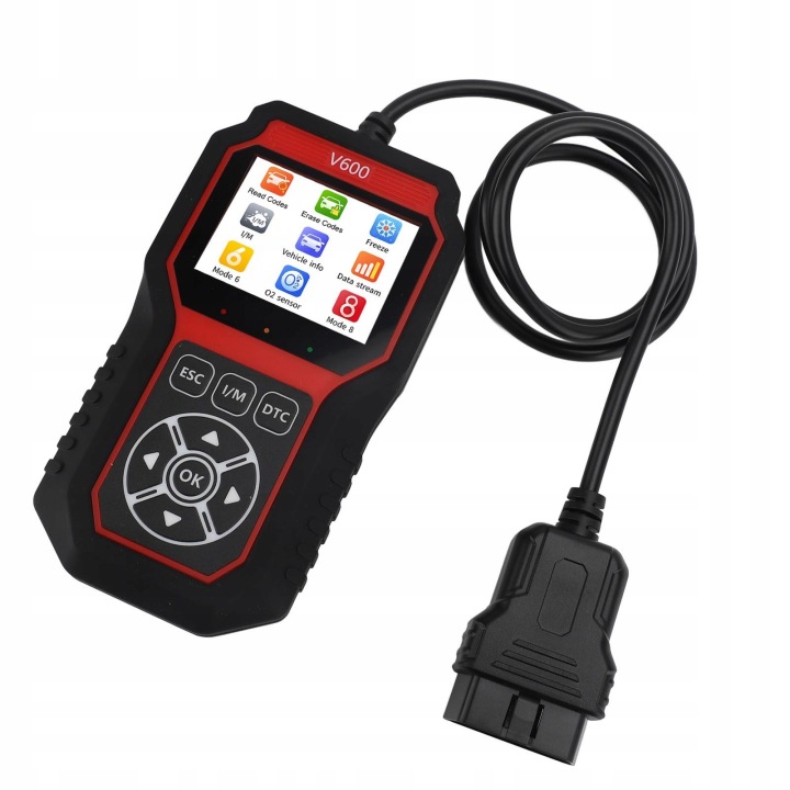 V600 CAR OBD SCANNER 2.8 -CALOWY ÉCRAN COULEURS TFT UN KLIKNIJ I M 92