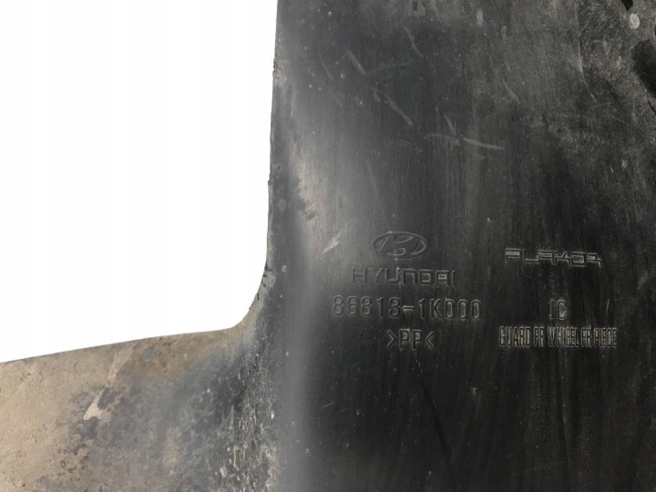 HYUNDAI IX20 IX-20 2010- PASSAGE DE ROUE GAUCHE AVANT 86813-1K000