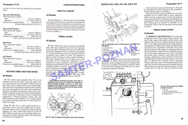 FORD FORDSON DEXTA MAJOR SUPER POWER (1961-83 INSTRUCTION RÉPARATION GRATUIT 24H