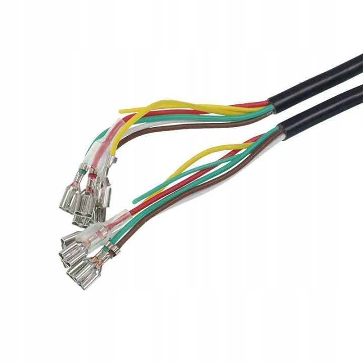 FAISCEAU DE CÂBLES ÉLECTRIQUE VERS REMORQUES PUCE 7 GOUPILLE CÂBLE 2X5M FIL 0,75MM