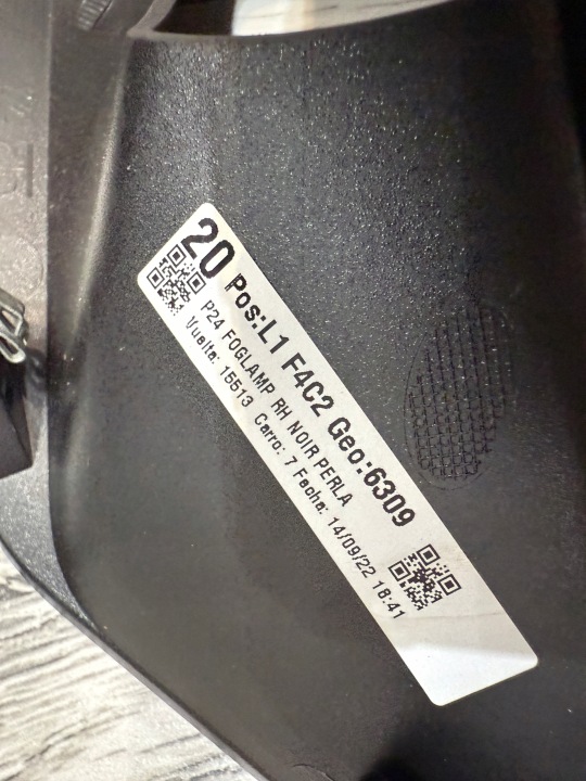 PEUGEOT 2008 II 19R GRILLES HALOGÈNES PARE-CHOCS AVANT L/P ENSEMBLE NOUVEAU