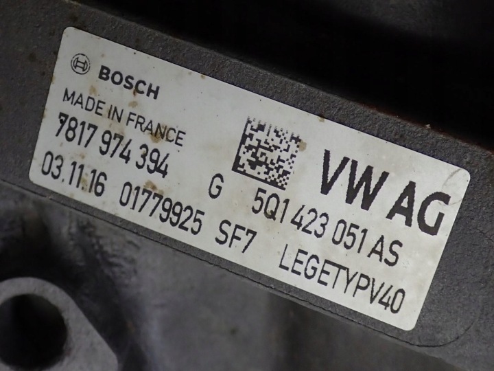 CRÉMAILLÈRE DE DIRECTION COLONNE TRANSMISSION EUROPE VW GOLF VII SEAT LEON III 5F LIFT 17R