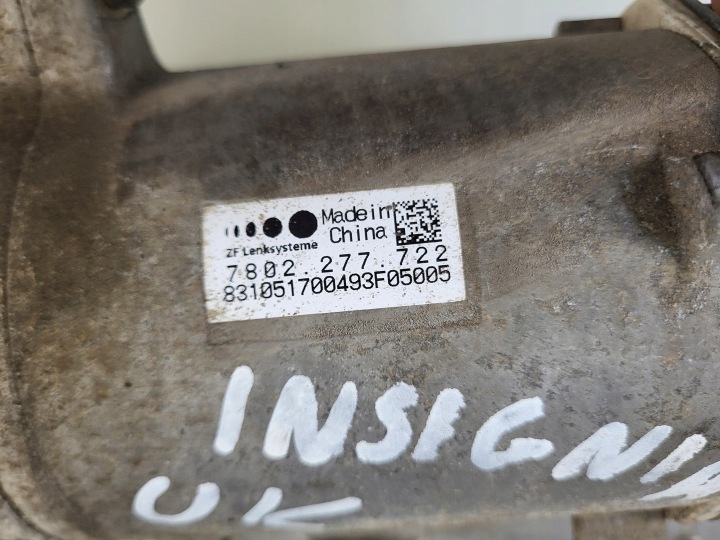 CRÉMAILLÈRE DE DIRECTION DIRECTION OPEL INSIGNIA B UK 7802277722