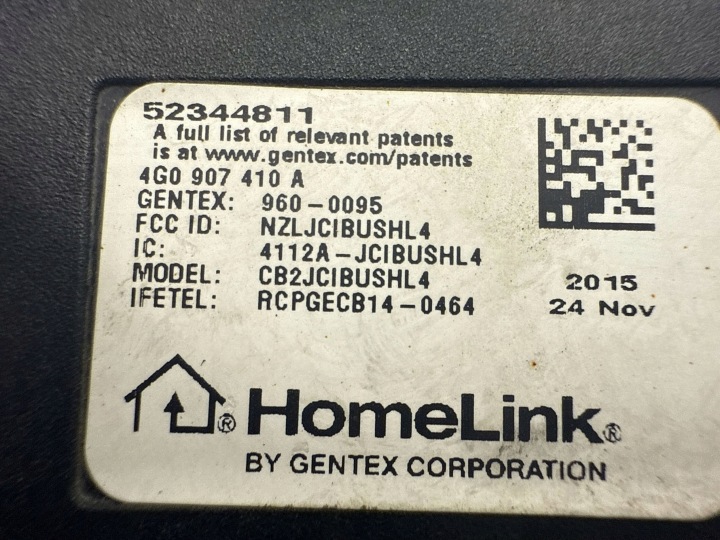MODULE HOMELINK VOLKSWAGEN TOUAREG II 4G0907410